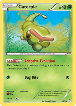 Caterpie 3/83 Generations