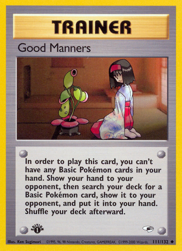 Good Manners 111/132 Gym Heroes
