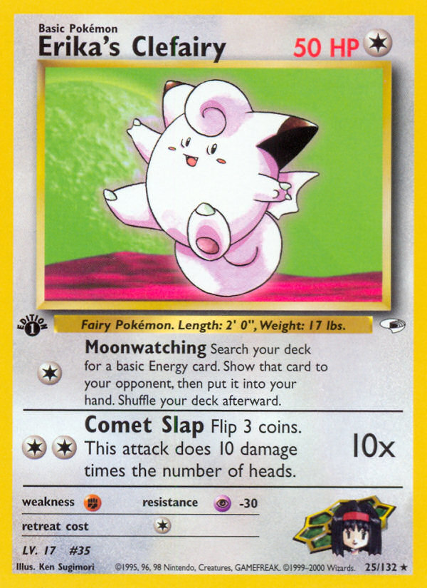 Erika's Clefairy 25/132 Gym Heroes