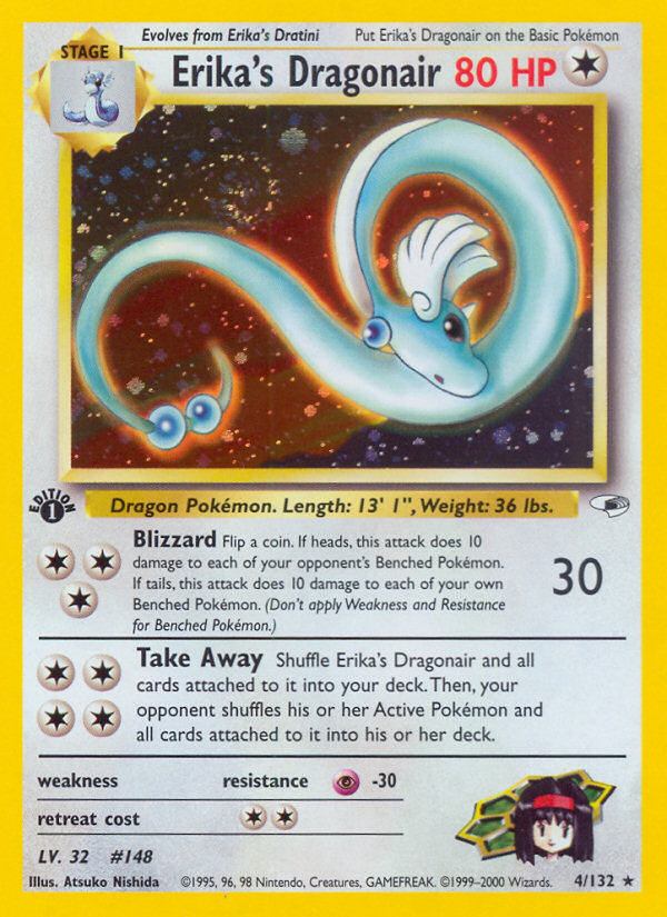 Erika's Dragonair 4/132 Gym Heroes