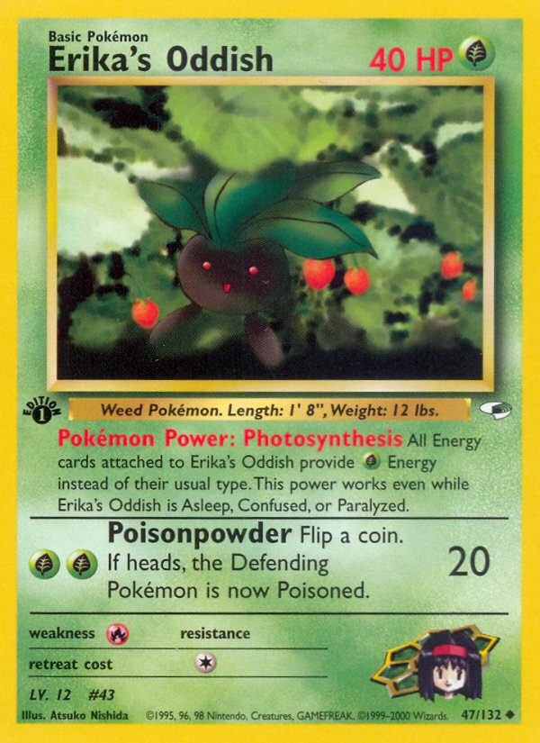 Erika's Oddish 47/132 Gym Heroes