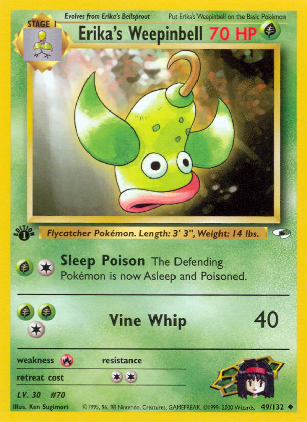 Erika's Weepinbell 49/132 Gym Heroes
