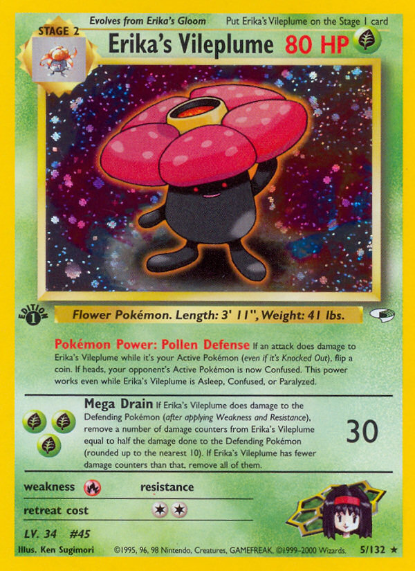 Erika's Vileplume 5/132 Gym Heroes