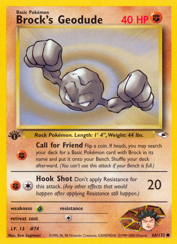 Brock's Geodude 66/132 Gym Heroes