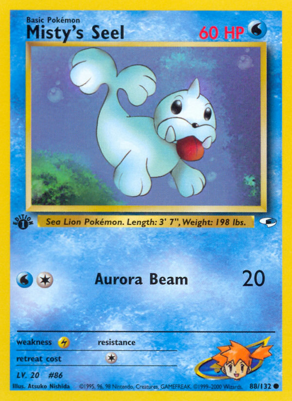 Misty's Seel 88/132 Gym Heroes