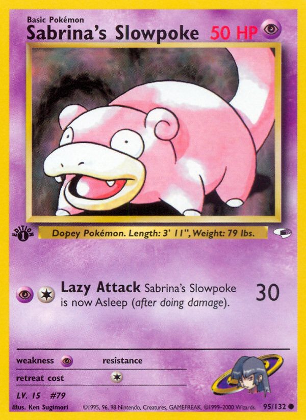 Sabrina's Slowpoke 95/132 Gym Heroes