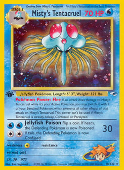 Misty's Tentacruel 10/132 Gym Heroes