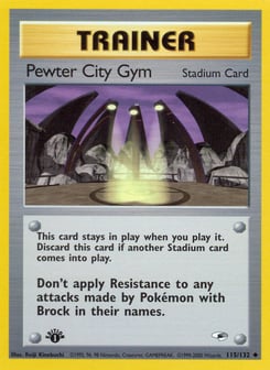 Pewter City Gym 115/132 Gym Heroes