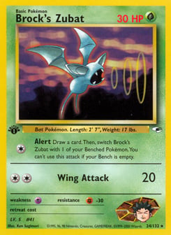 Brock's Zubat 24/132 Gym Heroes