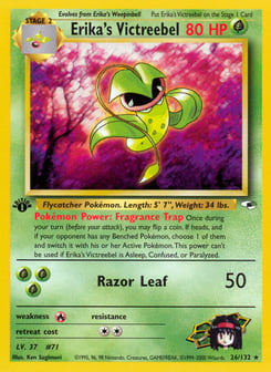 Erika's Victreebel 26/132 Gym Heroes