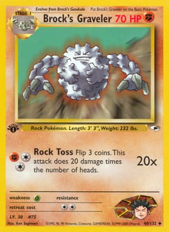 Brock's Graveler 40/132 Gym Heroes
