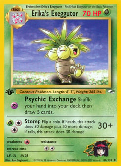 Erika's Exeggutor 44/132 Gym Heroes