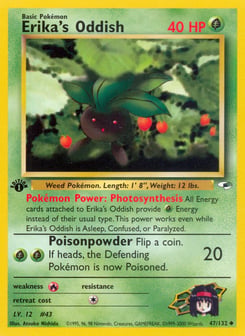 Erika's Oddish 47/132 Gym Heroes