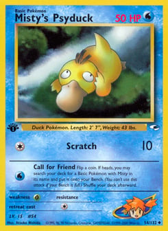 Misty's Psyduck 54/132 Gym Heroes
