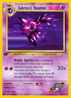 Sabrina's Haunter 58/132 Gym Heroes