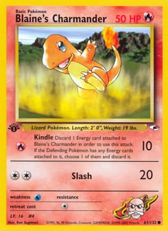 Blaine's Charmander 61/132 Gym Heroes