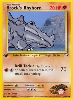 Brock's Rhyhorn 70/132 Gym Heroes