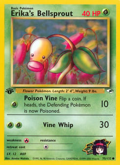 Erika's Bellsprout 75/132 Gym Heroes