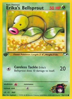 Erika's Bellsprout 76/132 Gym Heroes