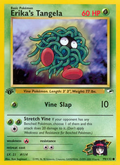 Erika's Tangela 79/132 Gym Heroes