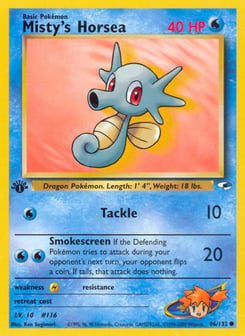 Misty's Horsea 86/132 Gym Heroes