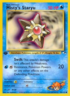 Misty's Staryu 90/132 Gym Heroes