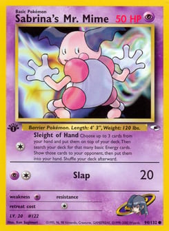 Sabrina's Mr. Mime 94/132 Gym Heroes
