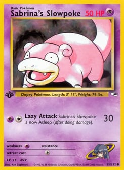 Sabrina's Slowpoke 95/132 Gym Heroes