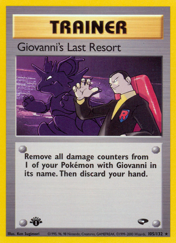 Giovanni's Last Resort 105/132 Gym Challenge