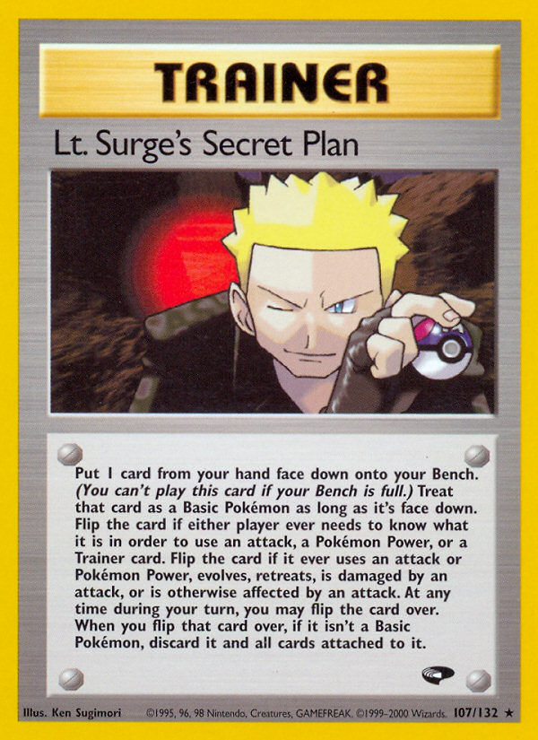 Lt. Surge's Secret Plan 107/132 Gym Challenge