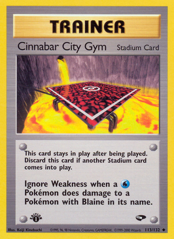 Cinnabar City Gym 113/132 Gym Challenge