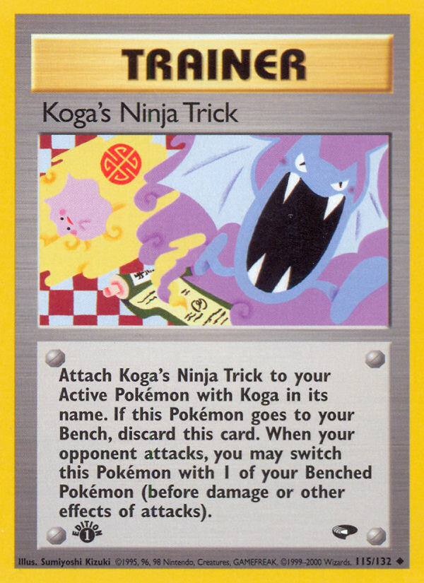 Koga's Ninja Trick 115/132 Gym Challenge