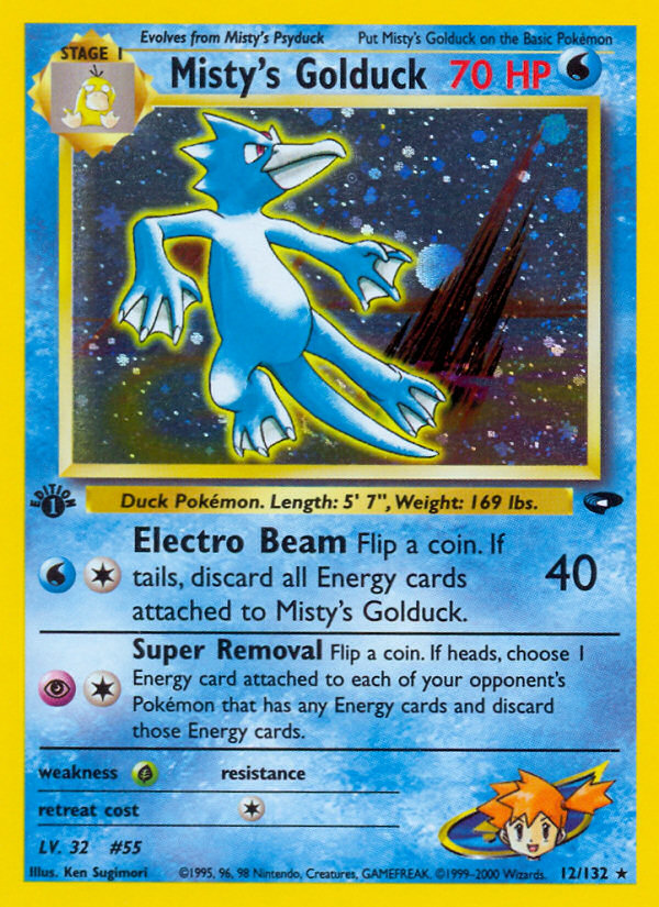 Misty's Golduck 12/132 Gym Challenge
