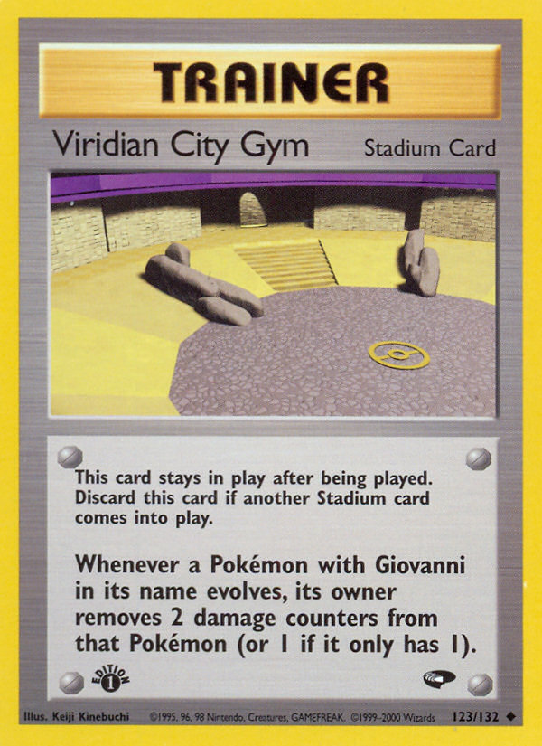 Viridian City Gym 123/132 Gym Challenge