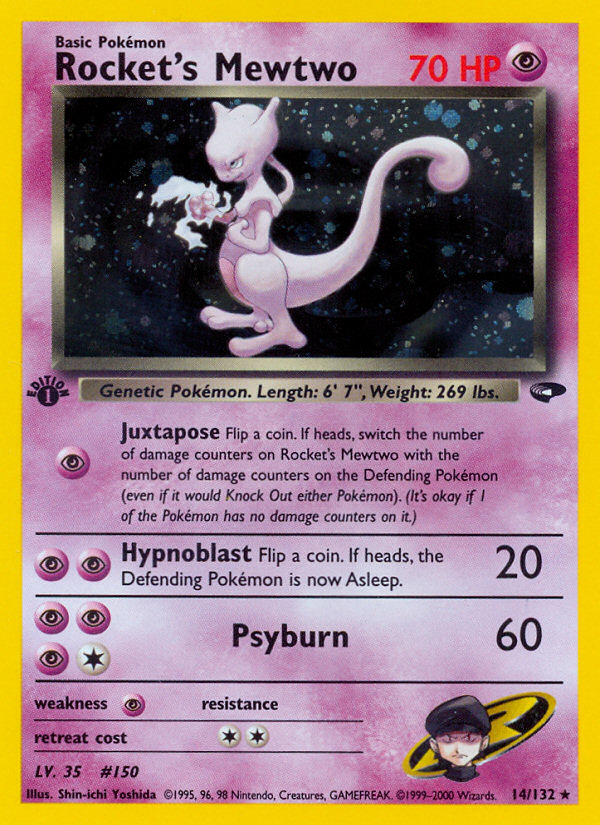 Rocket's Mewtwo 14/132 Gym Challenge