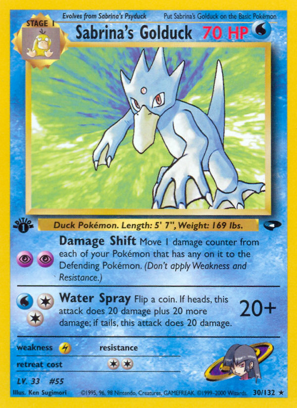 Sabrina's Golduck 30/132 Gym Challenge