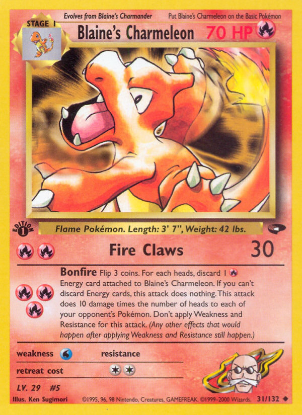 Blaine's Charmeleon 31/132 Gym Challenge