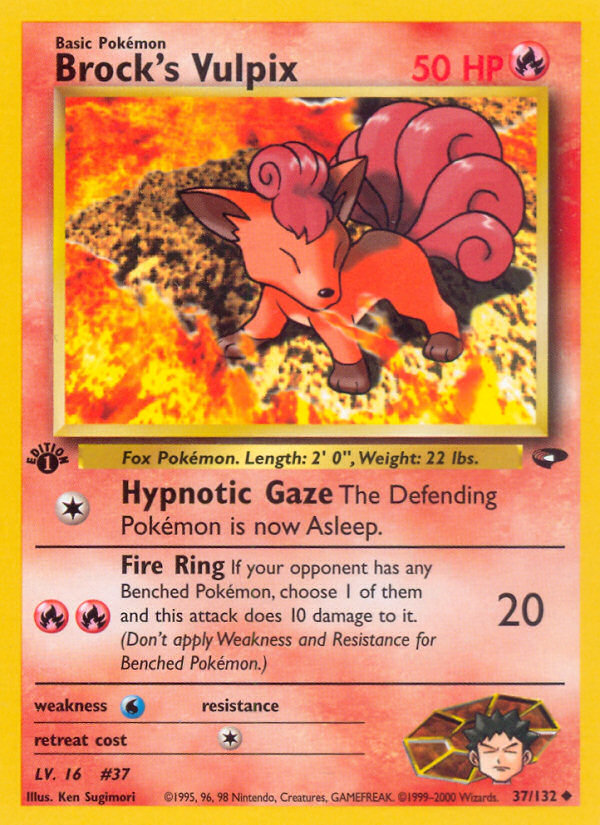 Brock's Vulpix 37/132 Gym Challenge