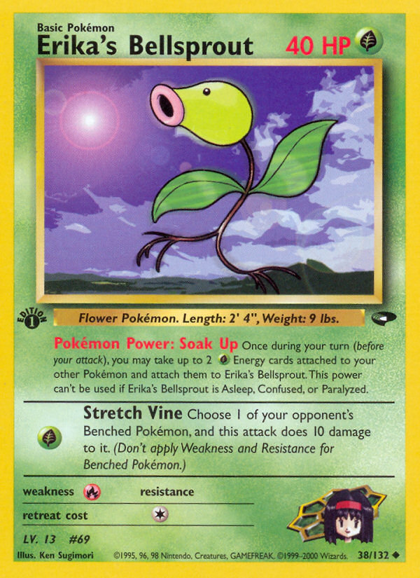 Erika's Bellsprout 38/132 Gym Challenge