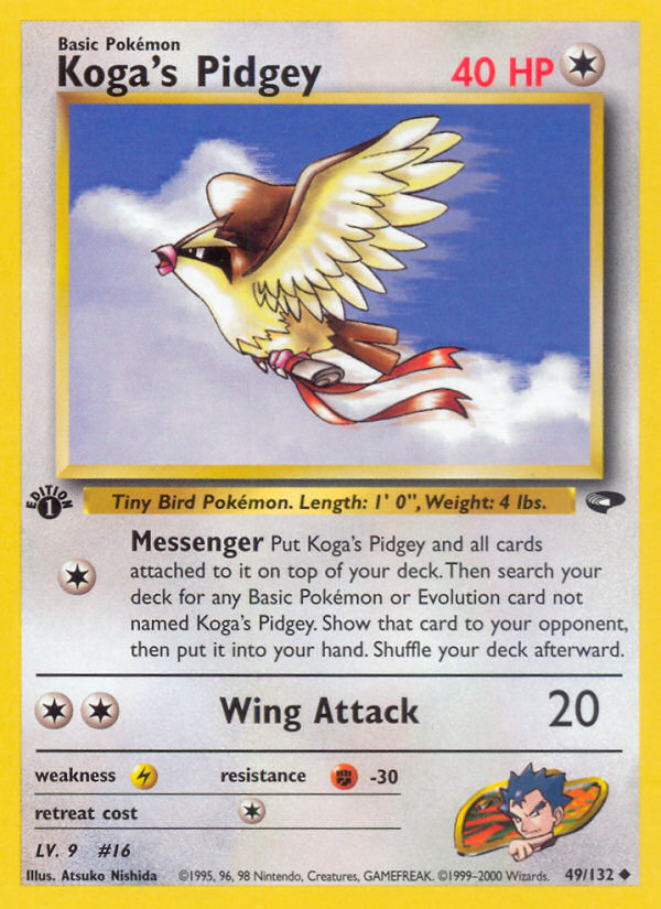 Koga's Pidgey 49/132 Gym Challenge