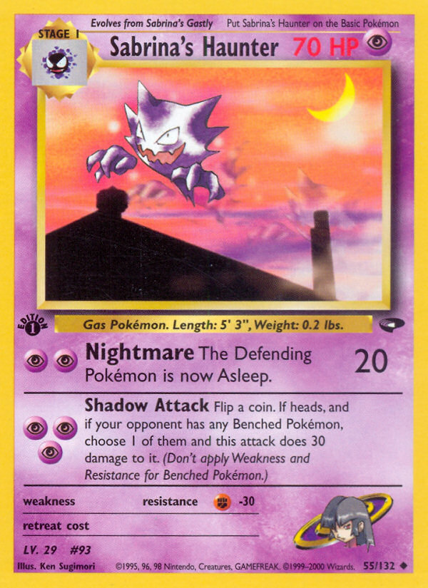 Sabrina's Haunter 55/132 Gym Challenge