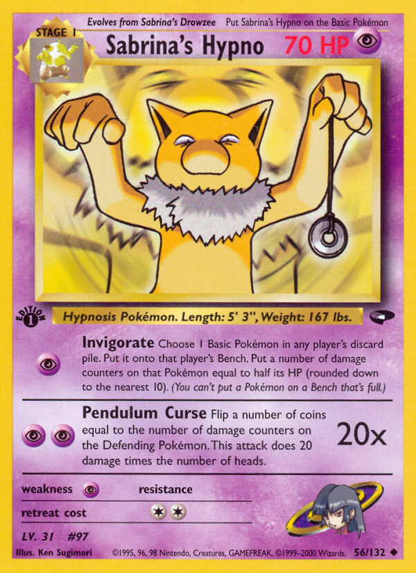 Sabrina's Hypno 56/132 Gym Challenge