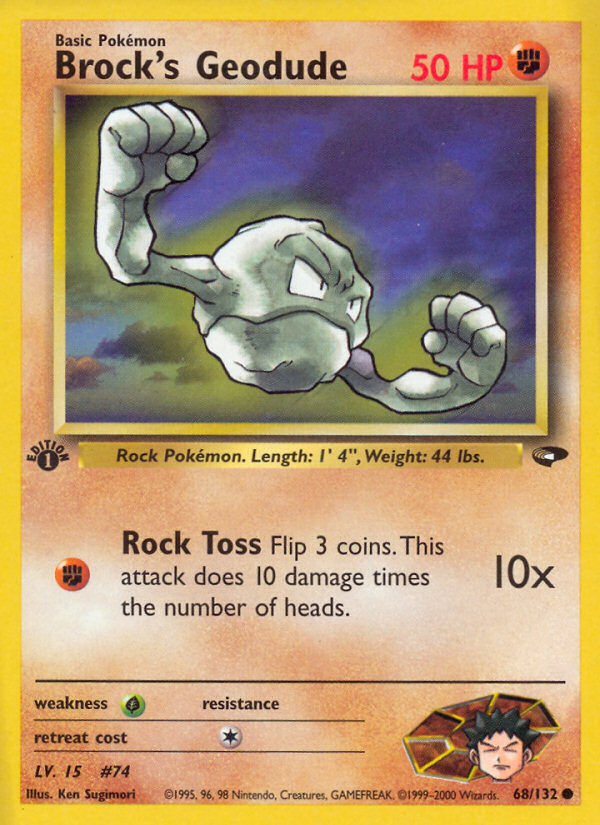 Brock's Geodude 68/132 Gym Challenge