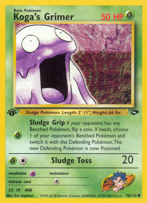 Koga's Grimer 78/132 Gym Challenge
