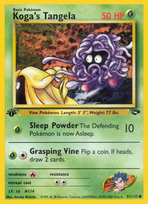 Koga's Tangela 81/132 Gym Challenge