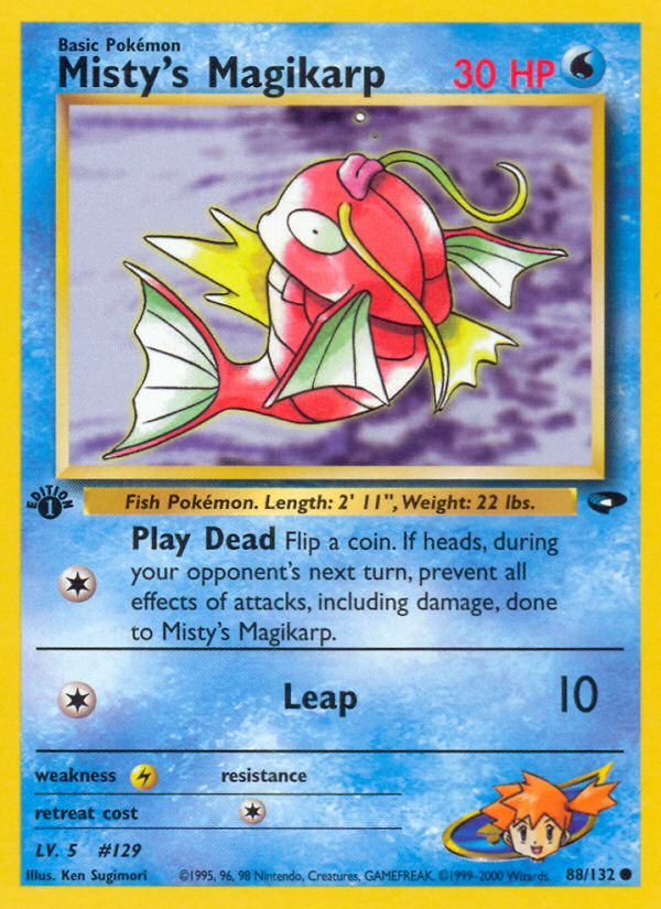 Misty's Magikarp 88/132 Gym Challenge