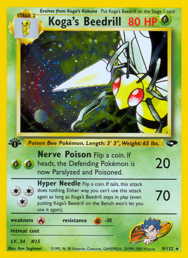 Koga's Beedrill 9/132 Gym Challenge