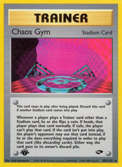 Chaos Gym 102/132 Gym Challenge