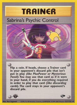Sabrina's Psychic Control 121/132 Gym Challenge