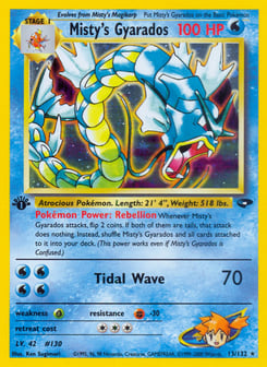 Misty's Gyarados 13/132 Gym Challenge